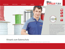 Tablet Screenshot of elektro-schwaegler.de
